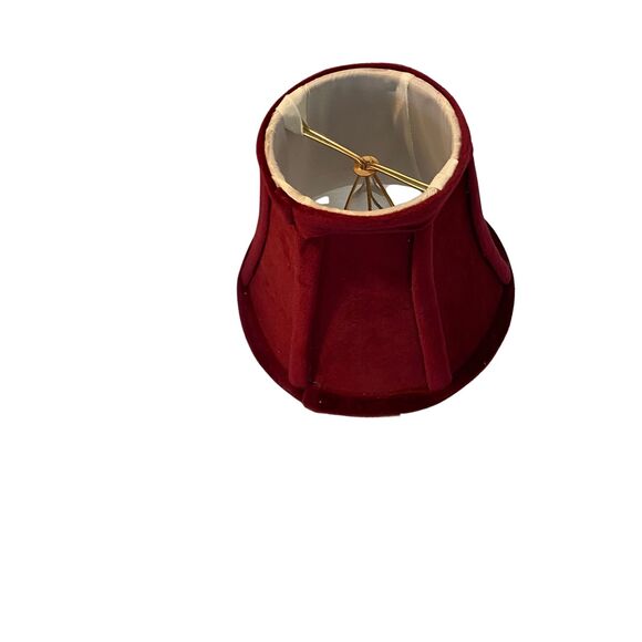 VTG Porcelain Figurine Table Lamp w/ Velvet Shade Brass Pole Marble Base 17.5” - Picture 8 of 11